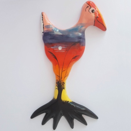 Pukeko Standing Sunset