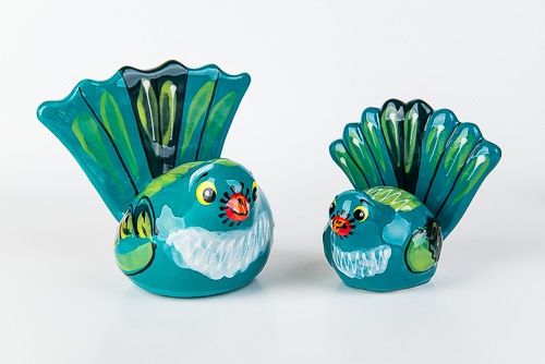 Fantail (Aqua/Green)