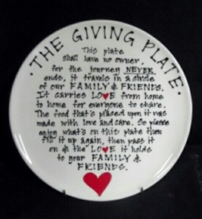 GIVING PLATE Dinner